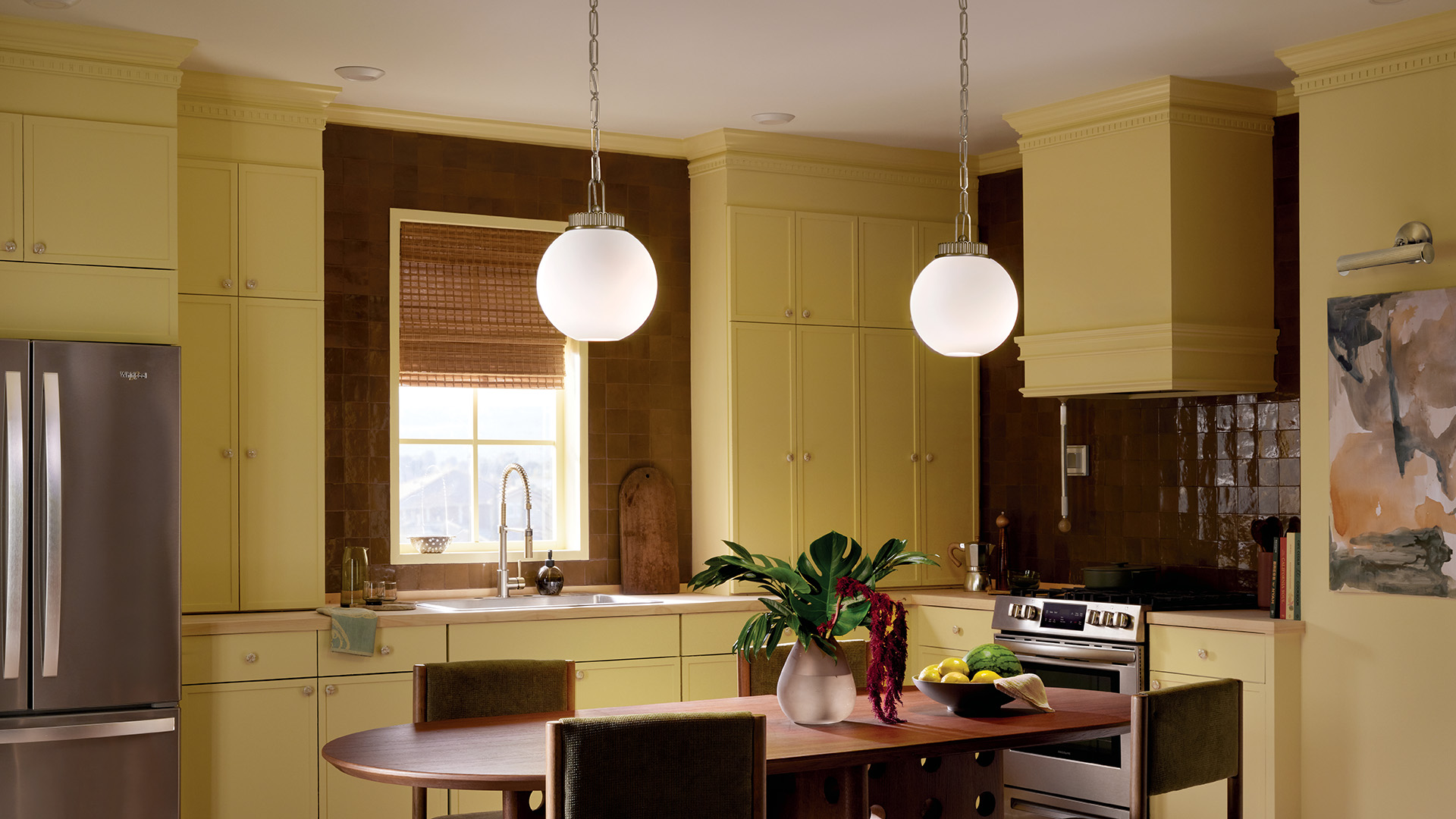 Kitchen pendant lighting troubleshooting with Andorra fixtures by Kichler
